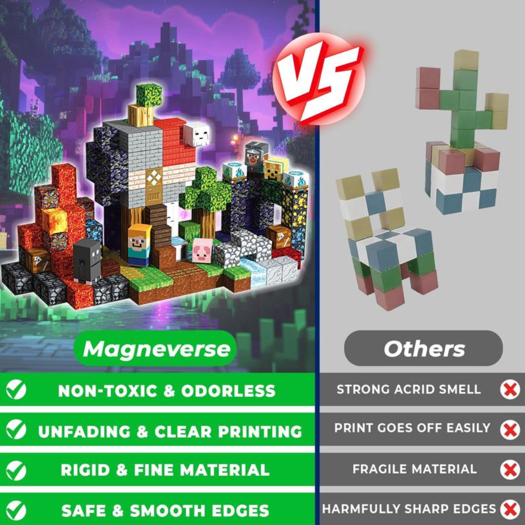 Craftopia Blok Bouwset | Veelzijdige bouwblokken voor eindeloze creativiteit en plezier