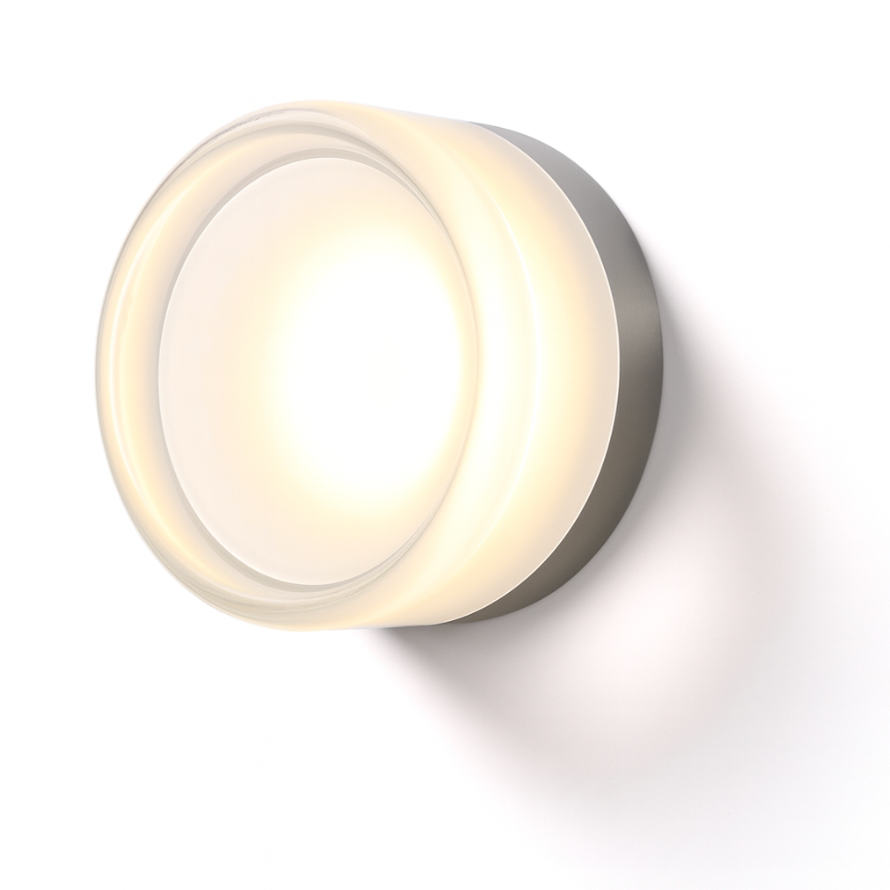 Moderne Glas Ronde Wandlamp LED 1-Licht
