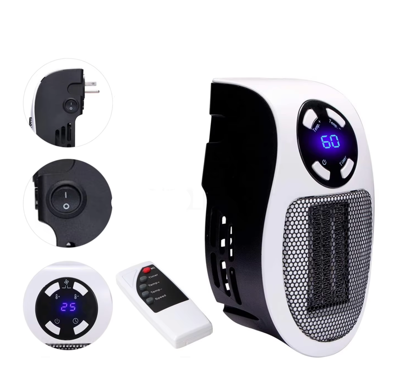 LuxaHeat Elegante Kachel | Draagbare kachel voor comfortabele warmte overal