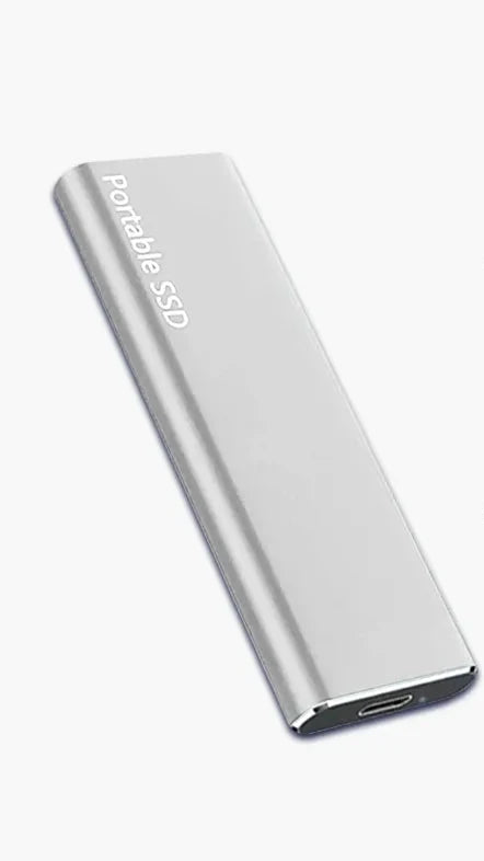 Ultra Dunne 4 TB Externe Harde Schijf – Draagbare USB-C Opslagoplossing voor Snelle Bestandenoverdracht en Duurzaamheid