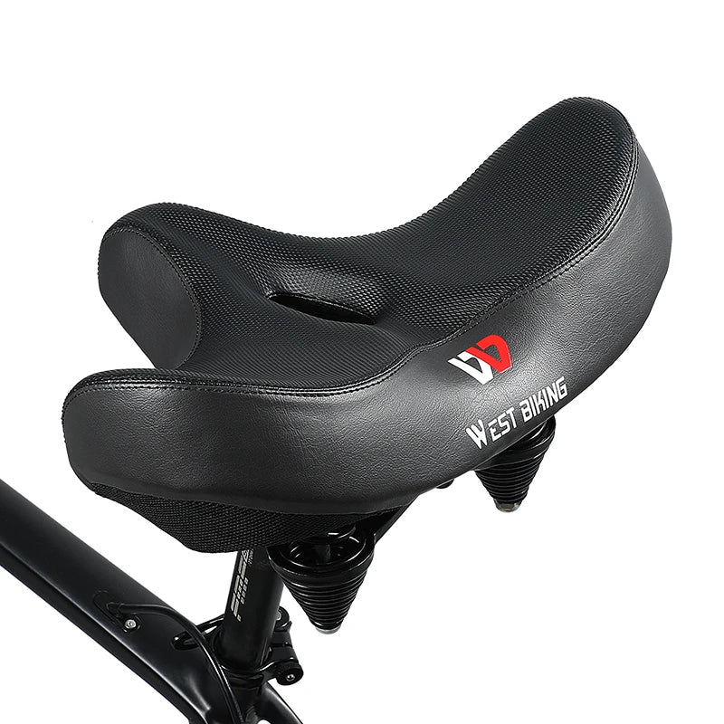 Ergonomisch Fietszadel met Dikke Kussenpad – Meest Comfortabele Fietszadel voor MTB en Racefietsen, Ademend Ontwerp