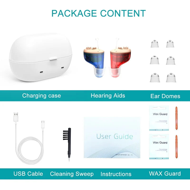 ClearTone Onzichtbaar Digitaal Hoortoestel | Verbetert het gehoor, maakt levens mogelijk