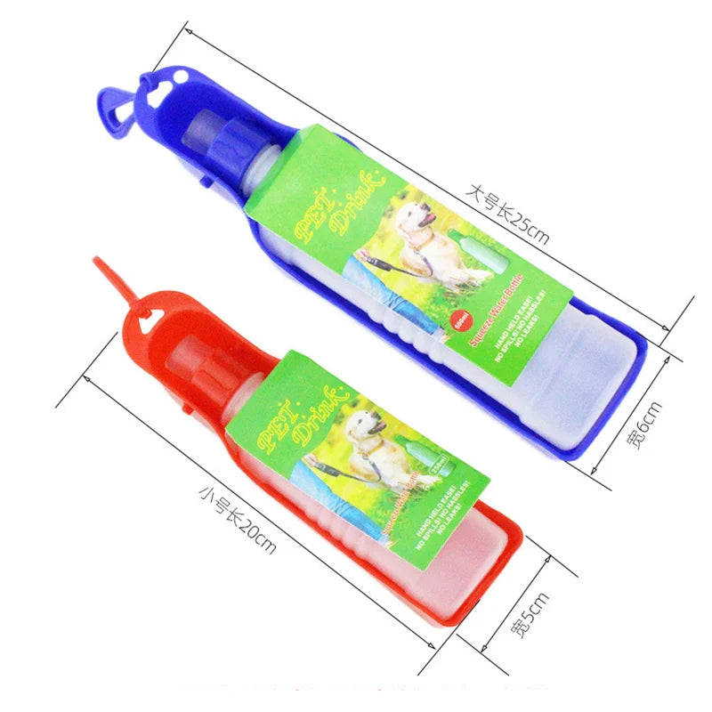 PawHydro Hondenwaterfles To-Go | Opvouwbaar & Lekvrij | Voor Onderweg & Reizen | Inclusief Drinkbak
