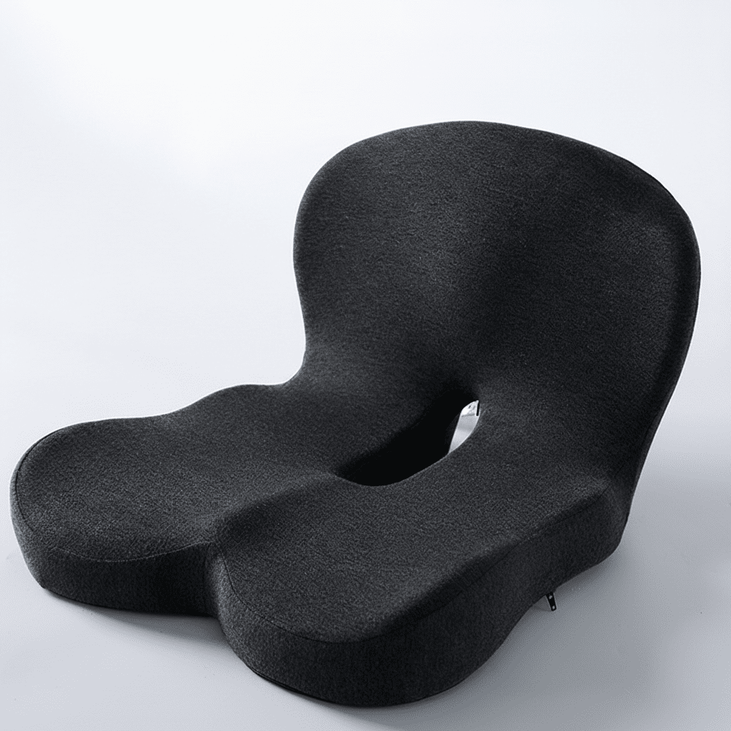 Zitkussen | Ergonomisch Memory Foam Zitkussen | Drukverlagend & Antislip | ErgoComfort