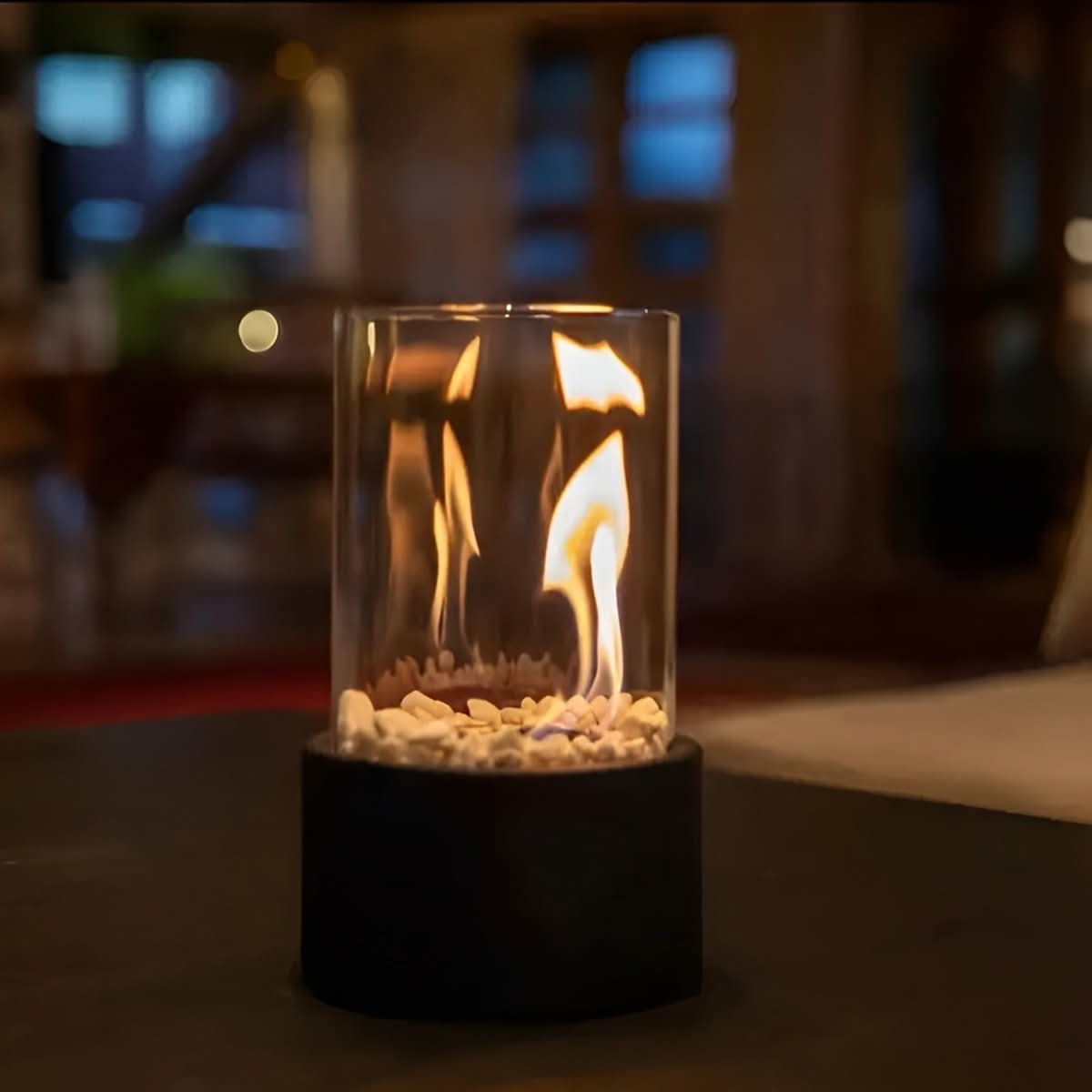 SLEEKFLAME – Tafelhaard zonder rook voor stijlvolle binnen- & buitentoepassing