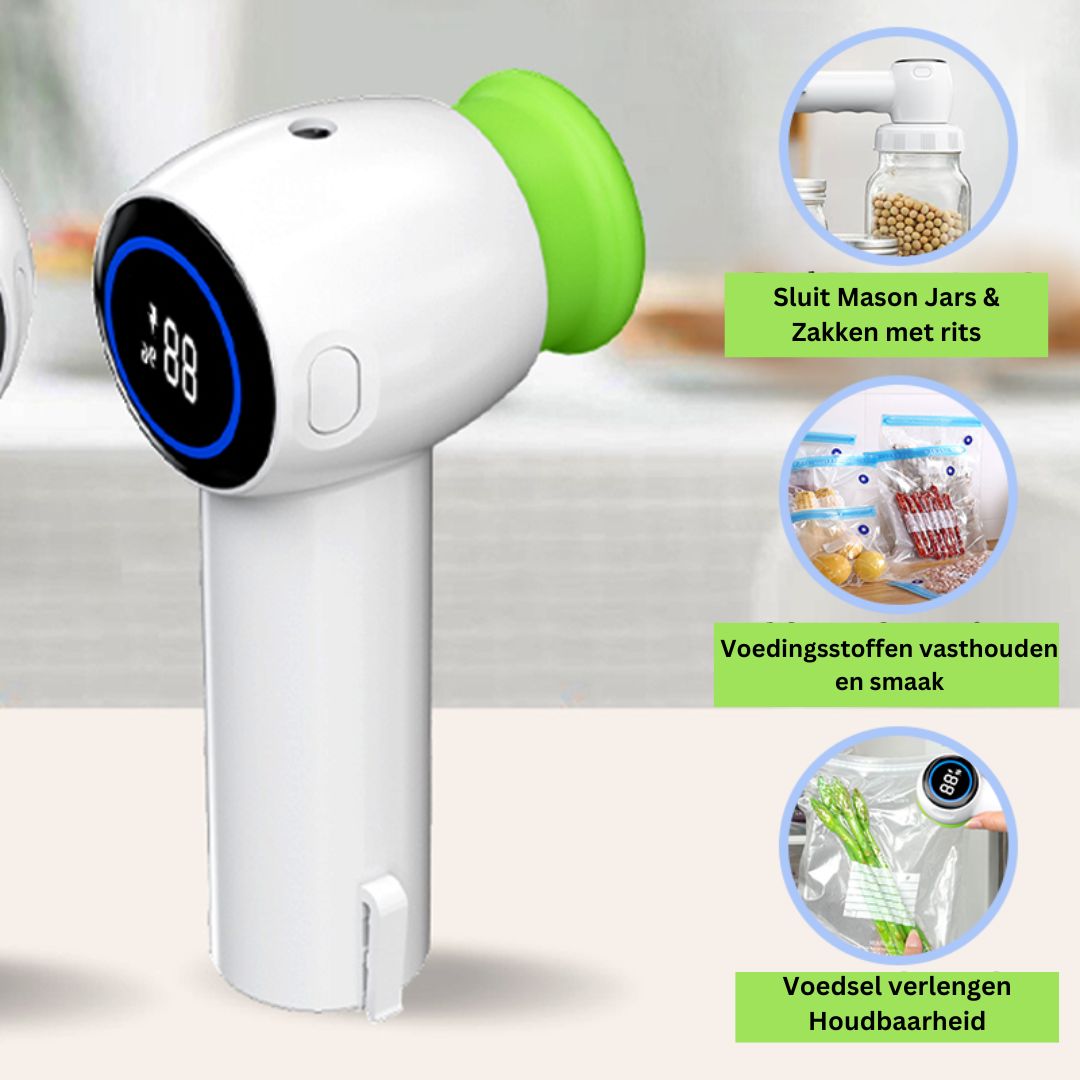VacuSeal Elite Set | Houd het vers, sluit het goed af!