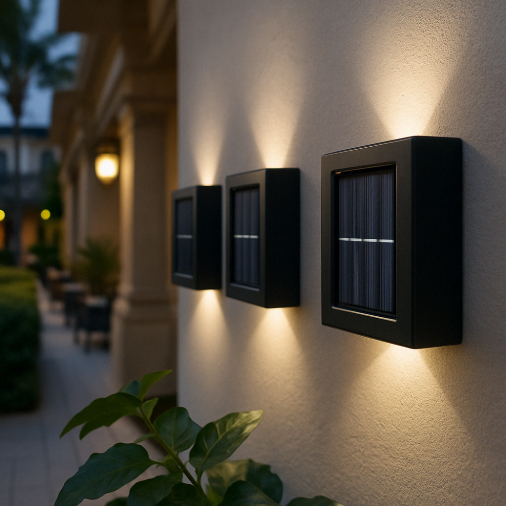 SolarGlow™ LED Zonnelampen – Draadloos, Weerbestendig & Sfeervol Licht voor Buitengebieden