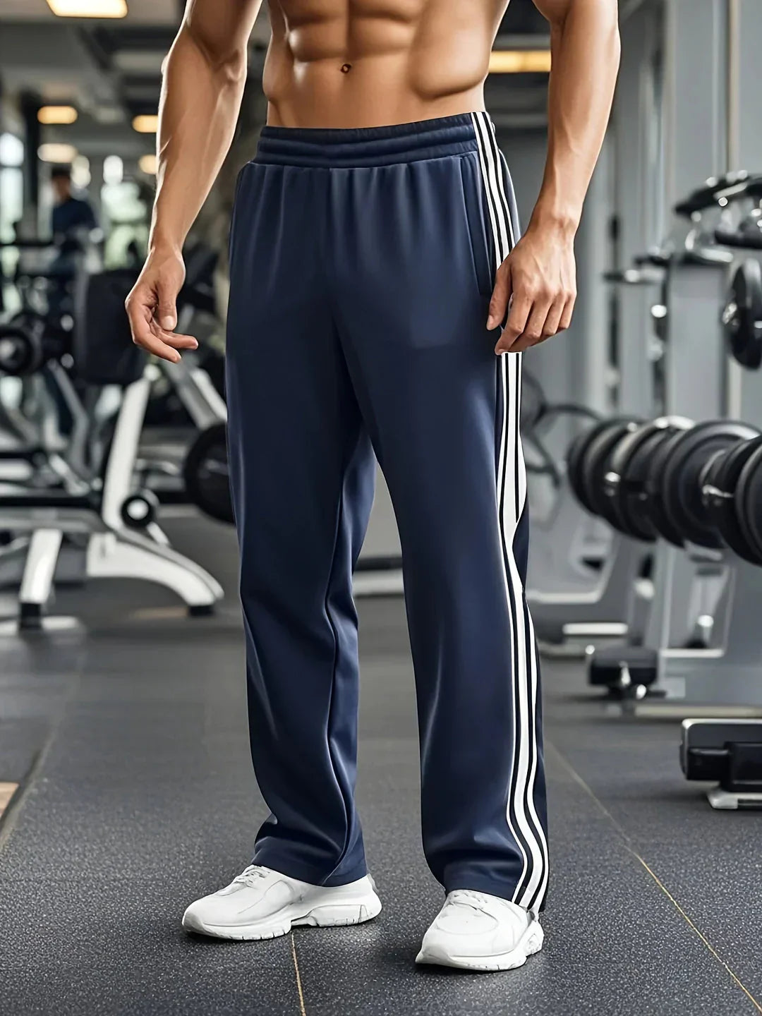 MoveFit Heren Sportbroek – Comfortabele Pasvorm met Touwtjes in de Taille