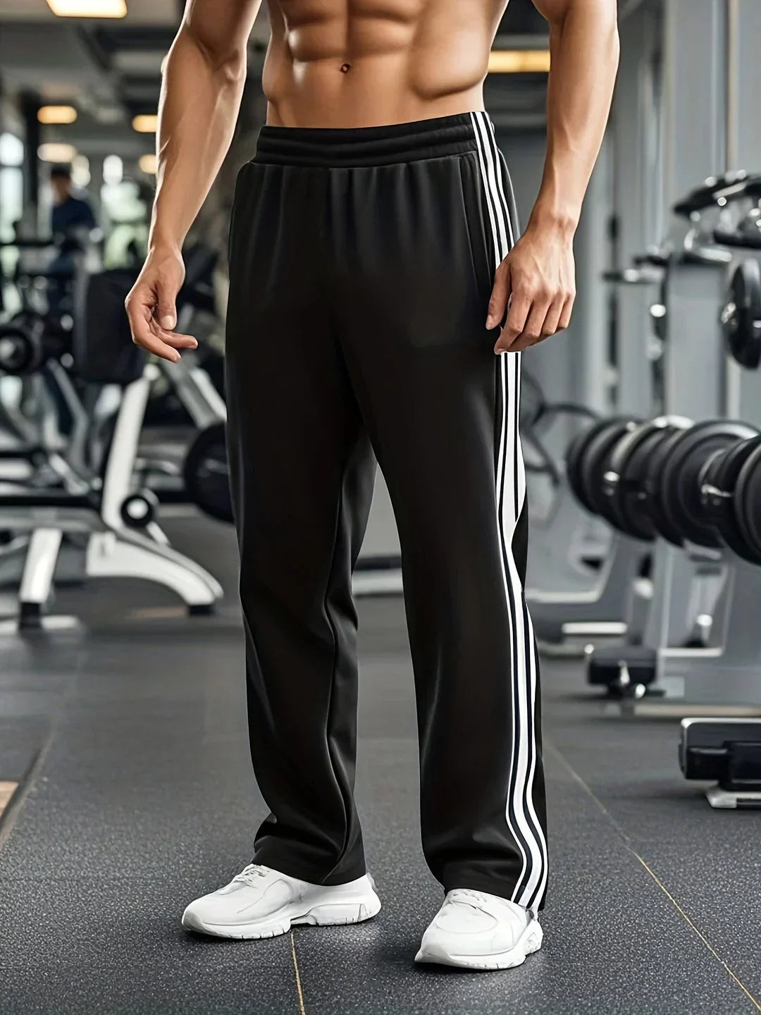 MoveFit Heren Sportbroek – Comfortabele Pasvorm met Touwtjes in de Taille