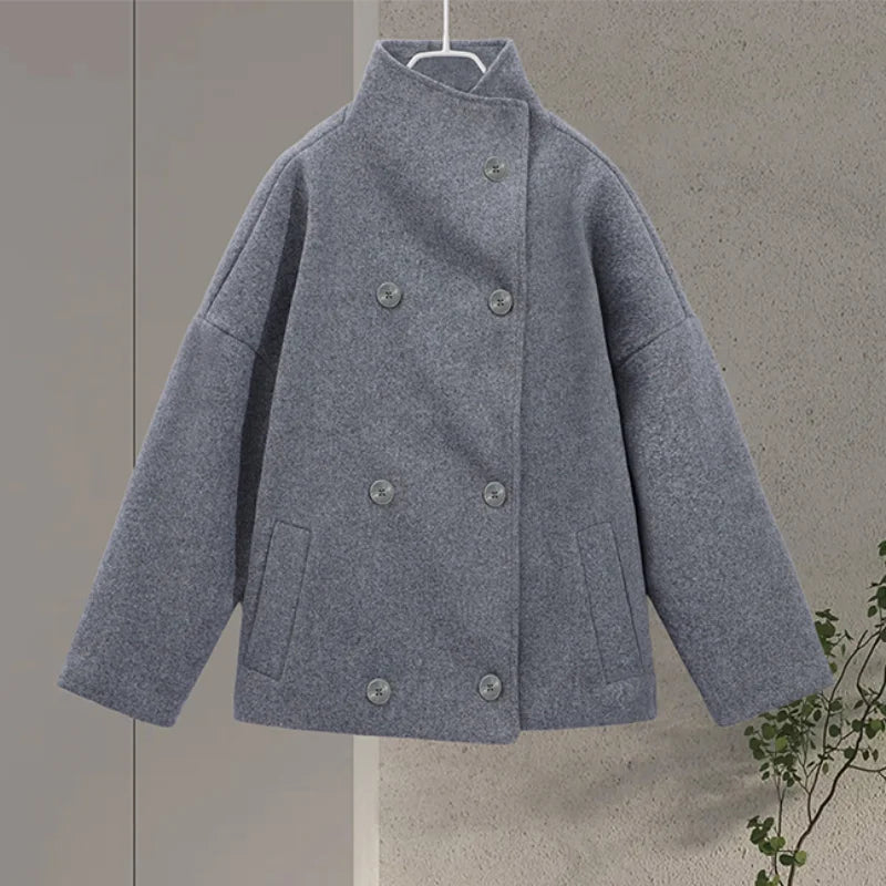 ChicAura Dames-Peacoat | Stijlvolle en warme bovenkleding voor een tijdloze look