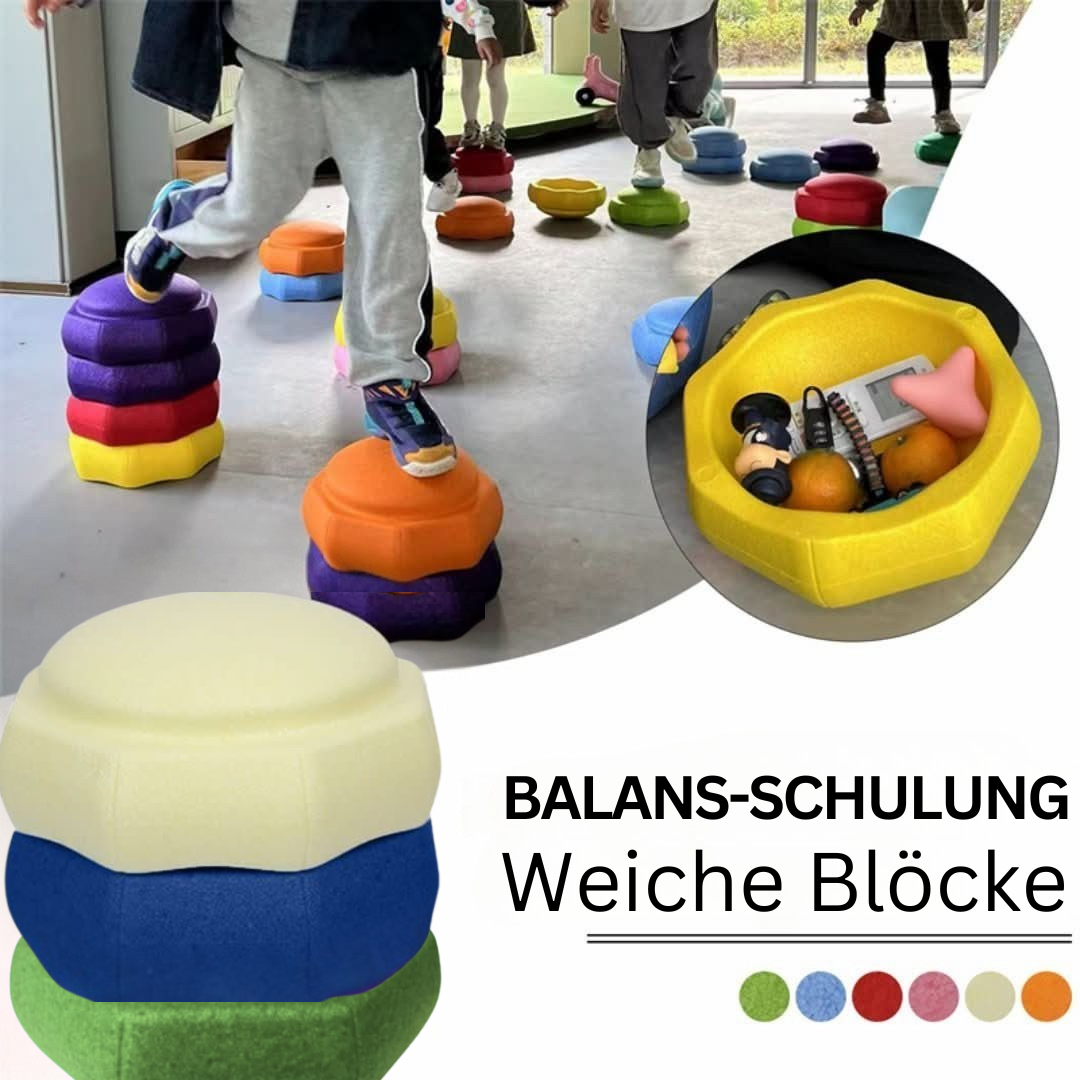 Stapelformige stapstenen voor creatief spel en balans – StepJoy