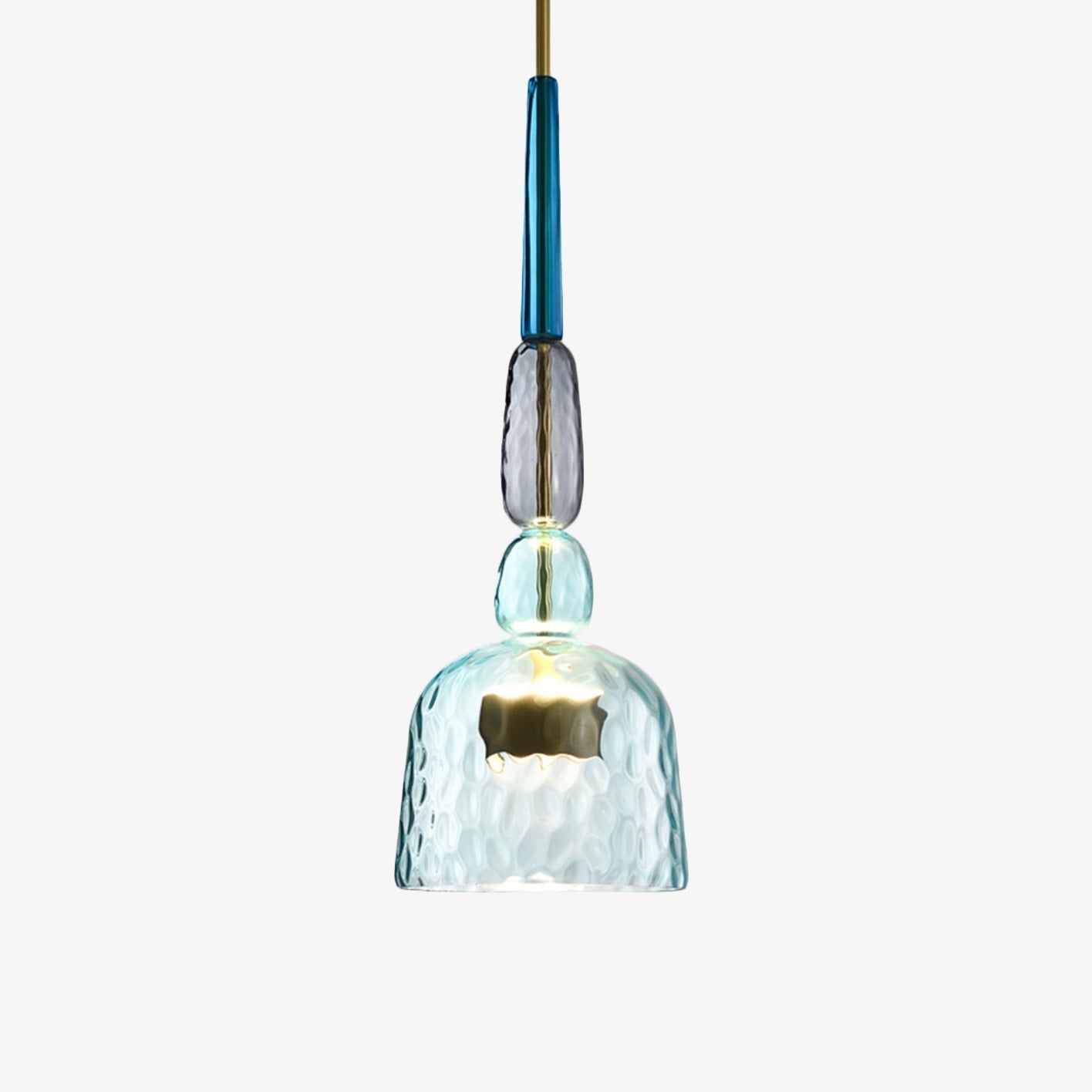 Hanglamp van gekleurd glas Illumy