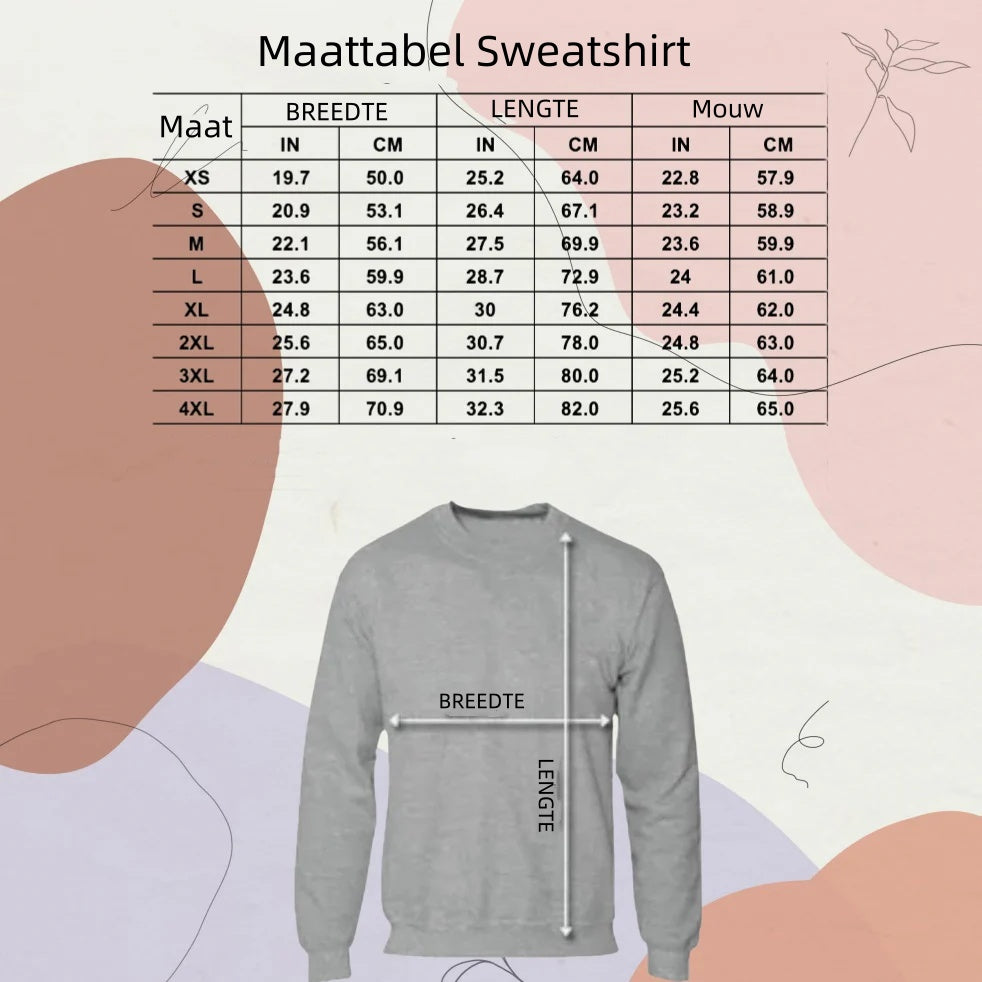 StitchPortrait | Aangepaste Geborduurde Portret Sweatshirt Koppels Familie Hoodie
