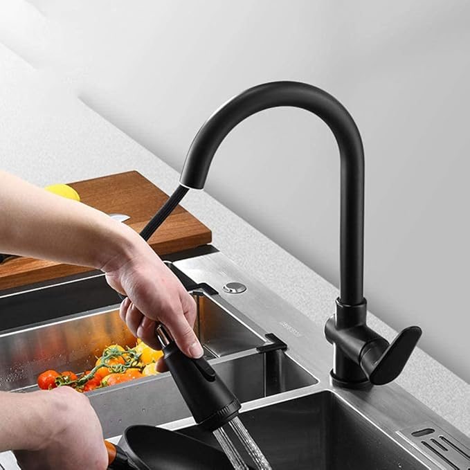 SwiftFlow Moderne Kraan Uittrekbare Spuit Sensor