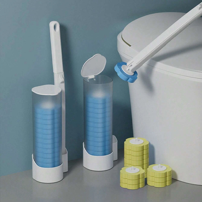 Wc-borstel Wegwerp | Antibacterieel | Hygiënische Sponskoppen | CleanClick