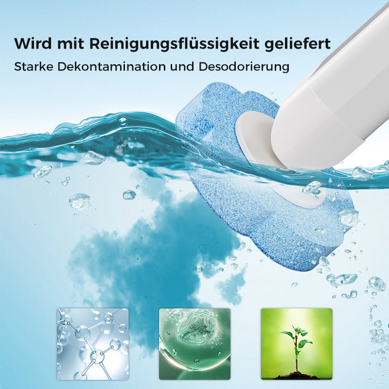 Wc-borstel Wegwerp | Antibacterieel | Hygiënische Sponskoppen | CleanClick