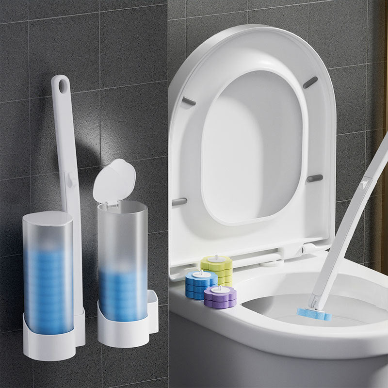 Wc-borstel Wegwerp | Antibacterieel | Hygiënische Sponskoppen | CleanClick