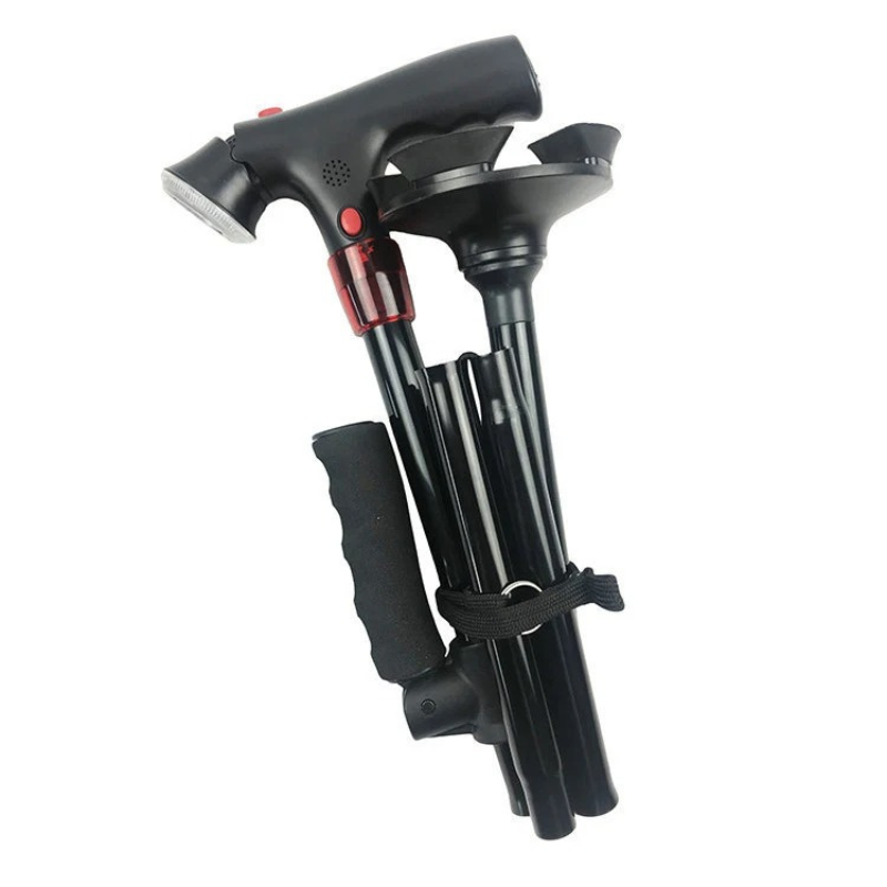 LuxuraGrip Dubbele Ondersteuningsstok | Verhoogde stabiliteit en comfort voor zorgeloze mobiliteit