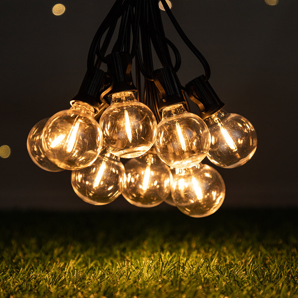 TwinkleTrail waterdichte LED-lichtslinger voor Buiten met Warme Gloed