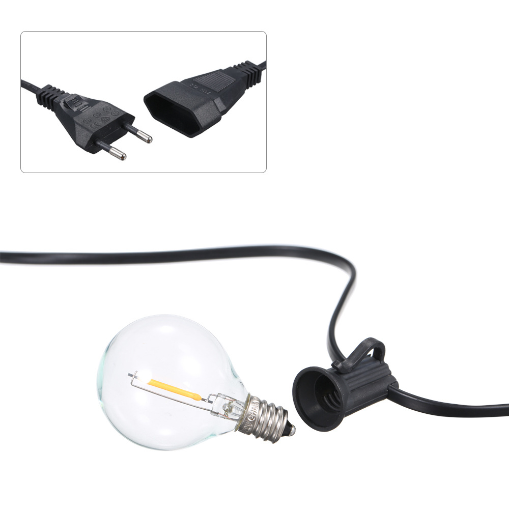 TwinkleTrail waterdichte LED-lichtslinger voor Buiten met Warme Gloed