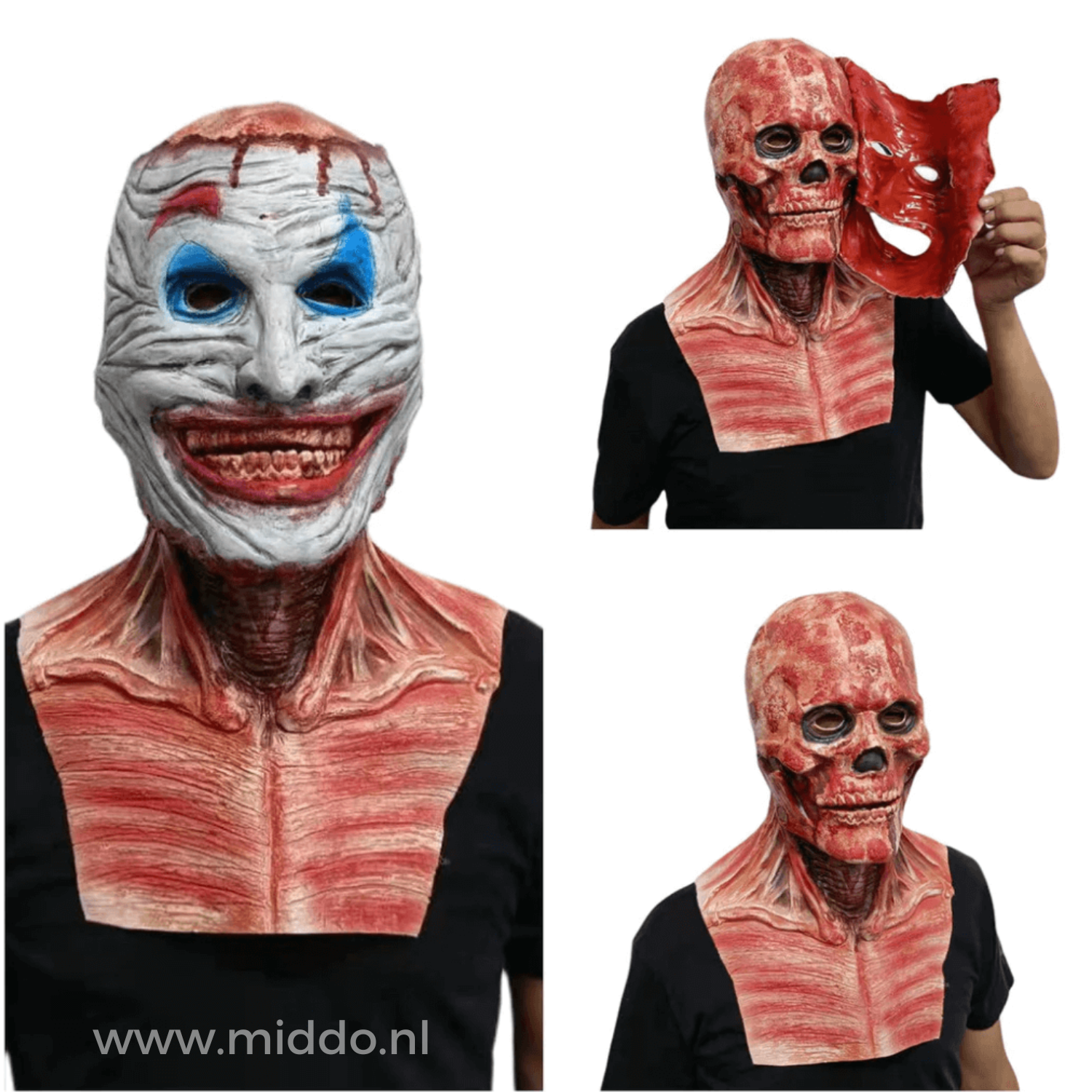 SkullMask | Realistisch dubbel masker