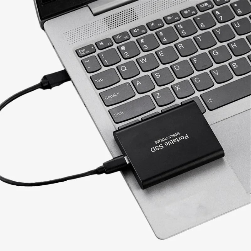 Draagbare 2TB Externe SSD – Ultra Snelle SSD Externe Harde Schijf met USB 3.1 voor Veilige Gegevensopslag