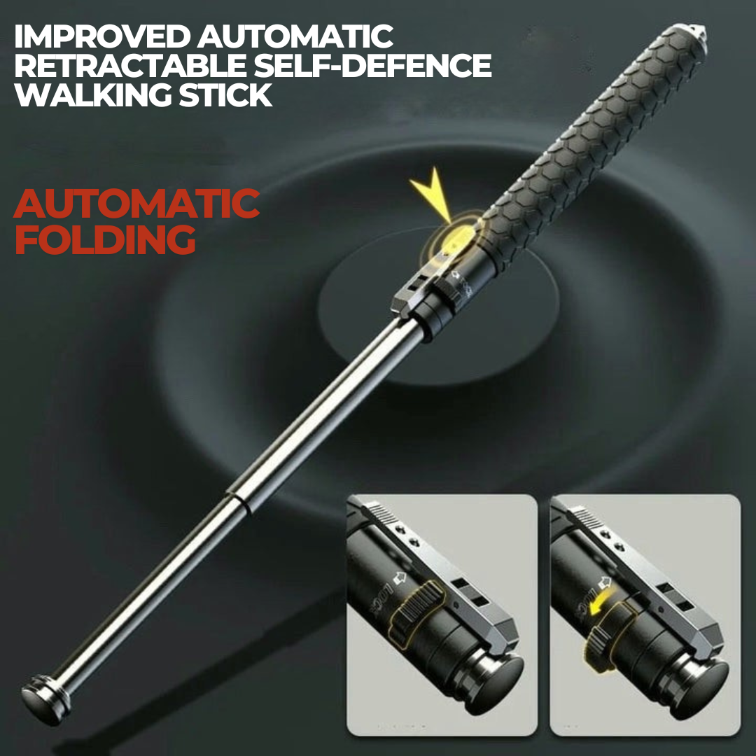 Automatische zelfverdedigingsstok voor wandelingen en stedelijke veiligheid
