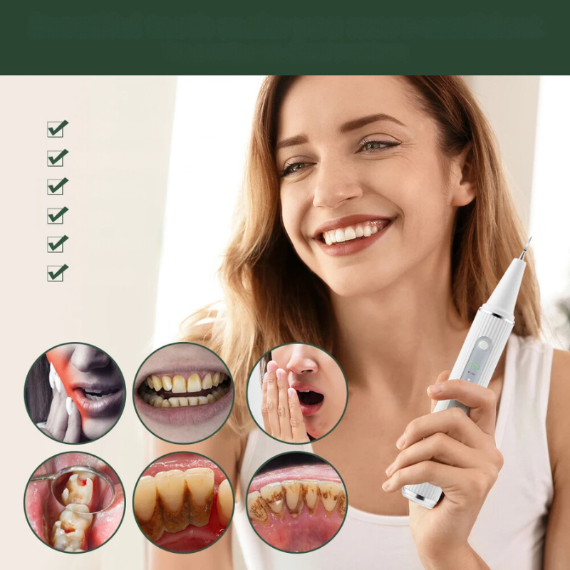 ClearView Ultrasoon Tandreiniger – Met scherm en effectieve tandsteenverwijdering
