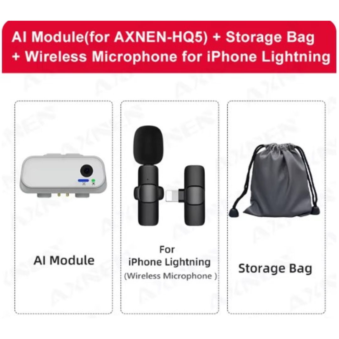 AXNEN HQ5 Microfoon | Voor het recorden van al je video's