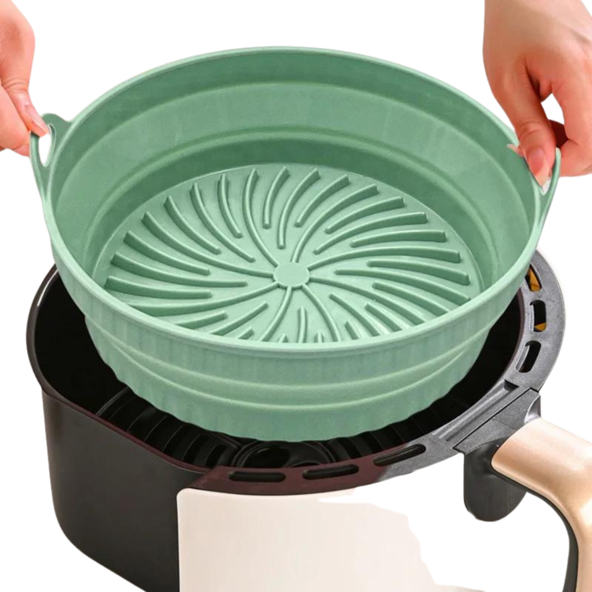 Siliconen Grillpan | Houdt de Airfryer en Oven voorgoed schoon