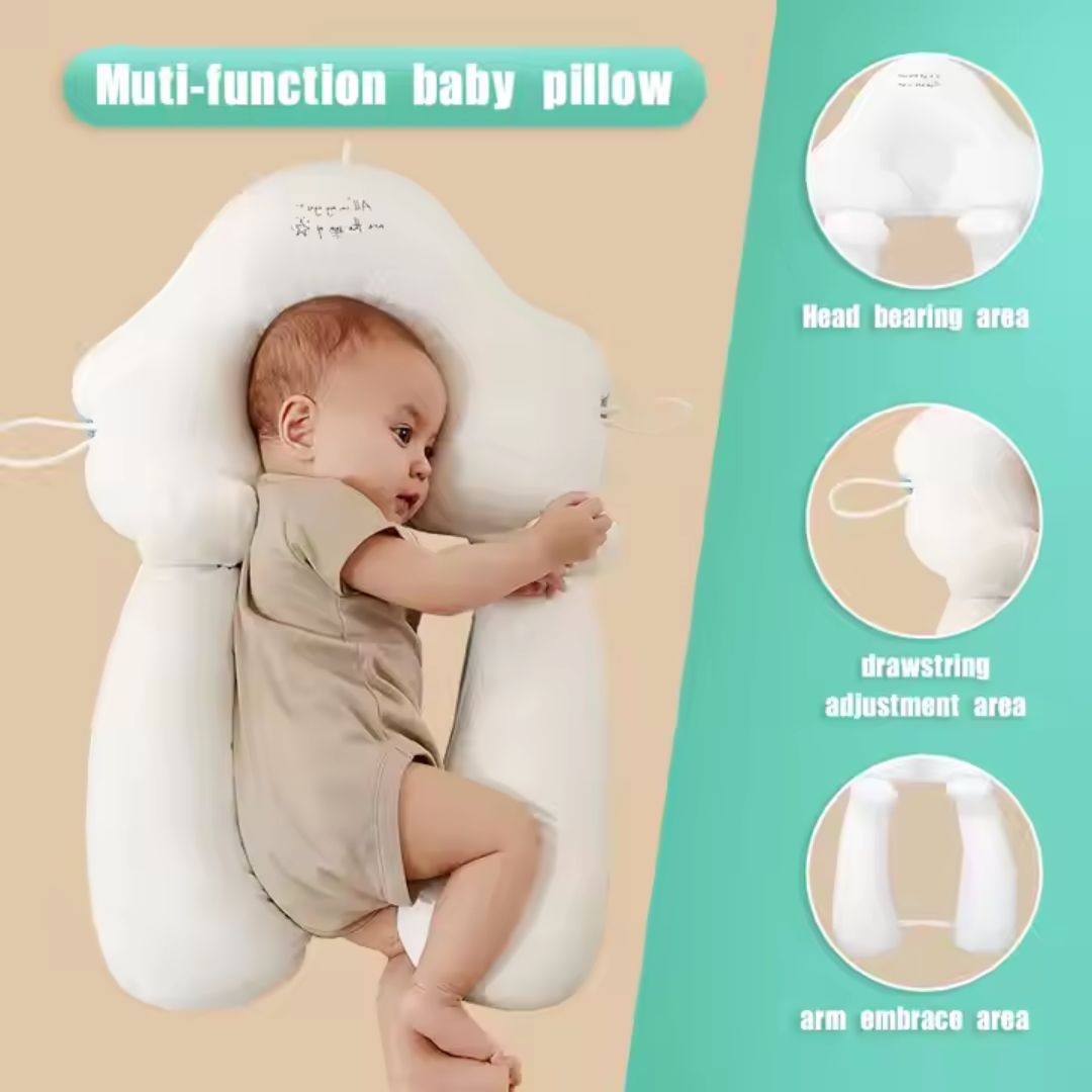 Ergonomisch Baby Slaapkussen voor Gezonde Slaap en Hoofdbescherming