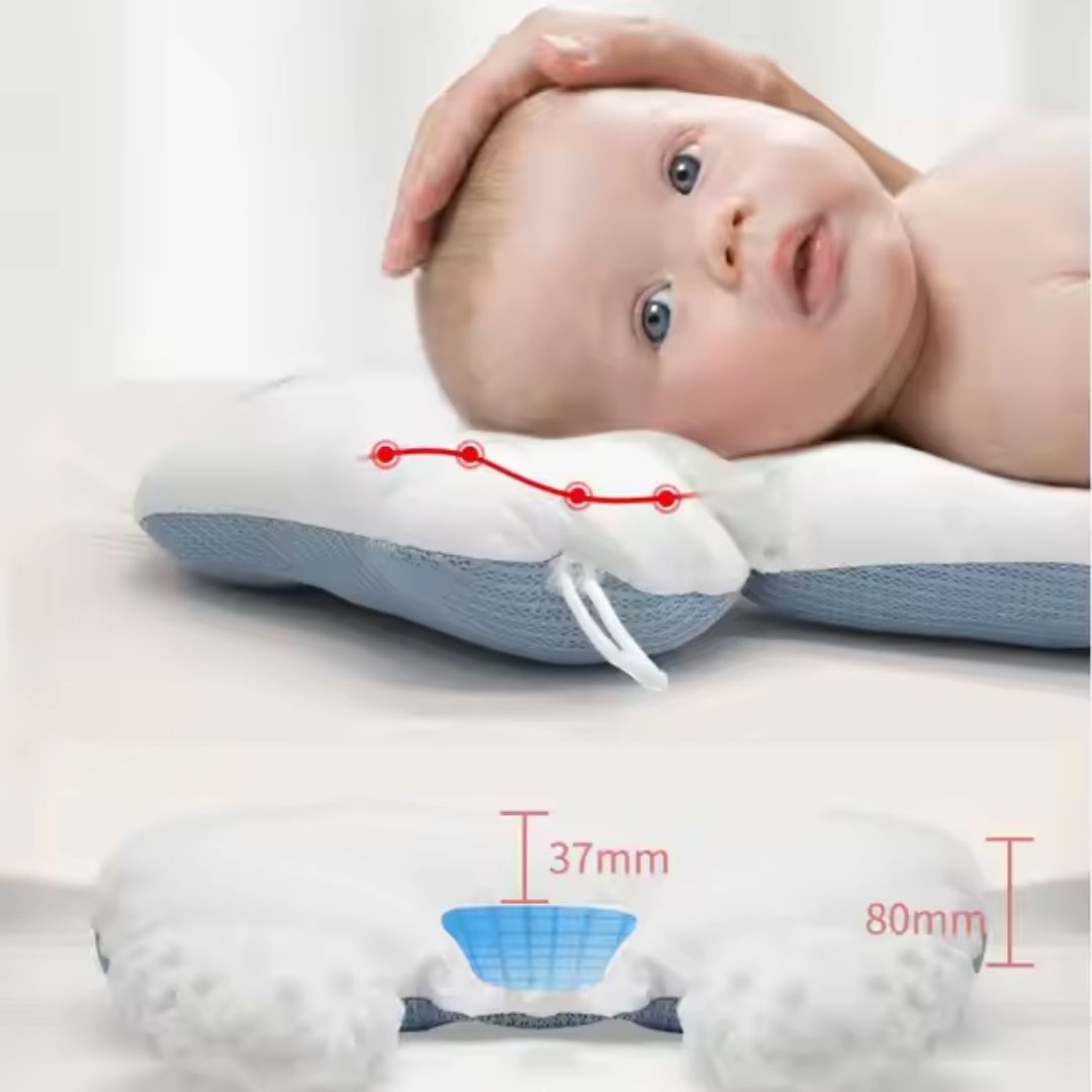Ergonomisch Baby Slaapkussen voor Gezonde Slaap en Hoofdbescherming