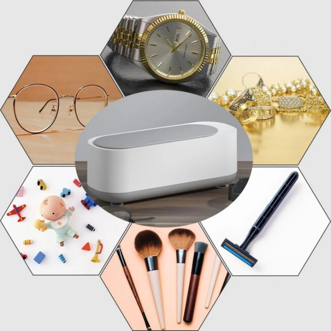 LuxeCleanse Ultrasonic Reinigingsmachine | Diepe reiniging met hoge frequentie trillingen