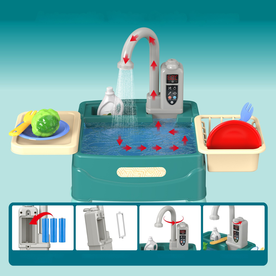 WasserWunder Speelkeuken met Magische Kraan voor Kinderen