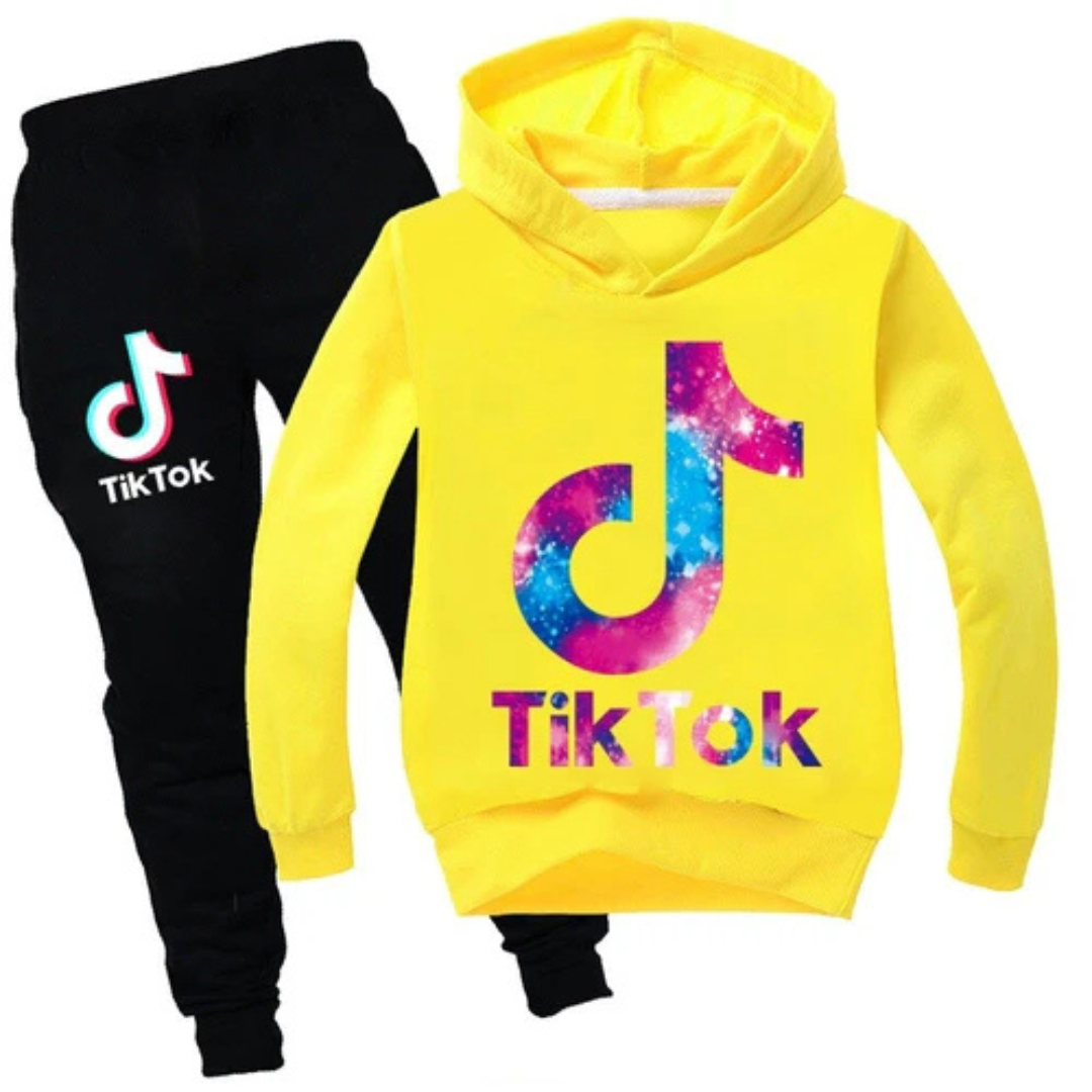 Tiktok Kids Joggingspak | Voor altijd een tiktokker | Unisex