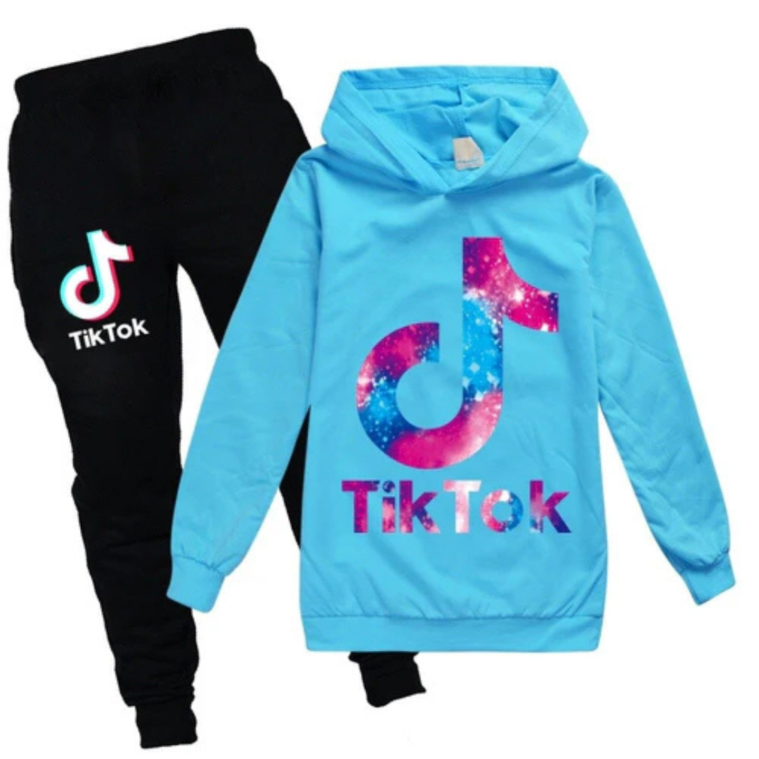 Tiktok Kids Joggingspak | Voor altijd een tiktokker | Unisex