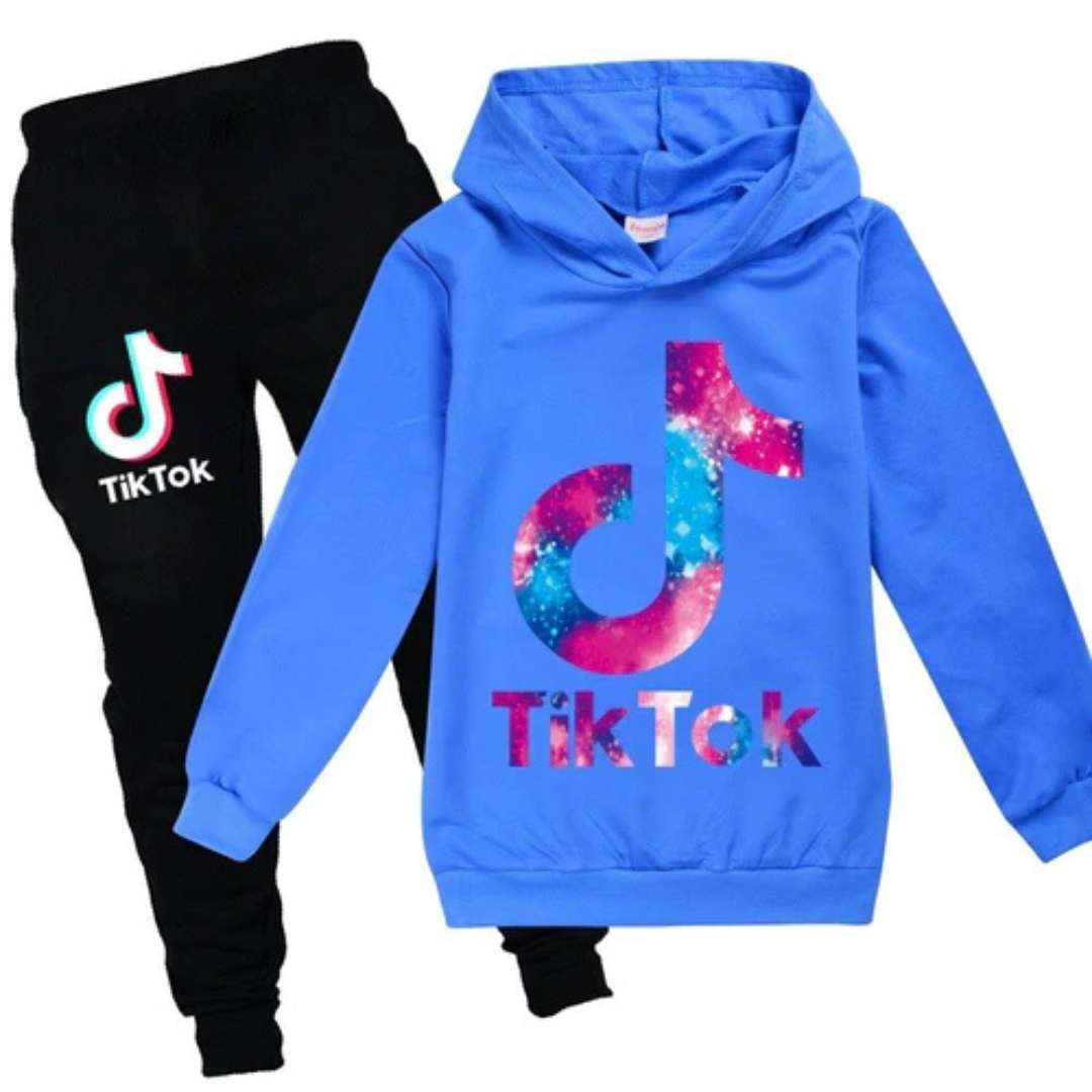 Tiktok Kids Joggingspak | Voor altijd een tiktokker | Unisex