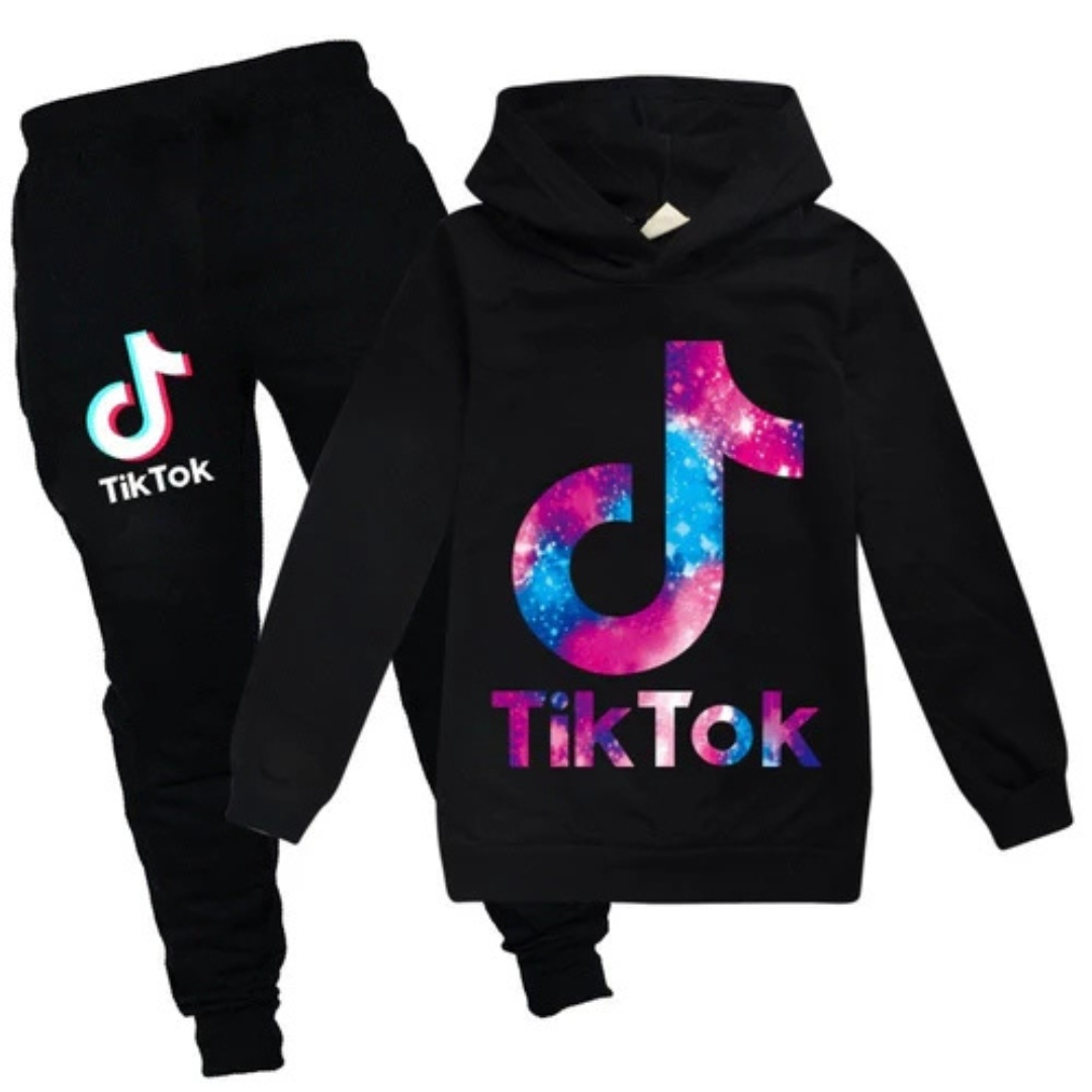 Tiktok Kids Joggingspak | Voor altijd een tiktokker | Unisex