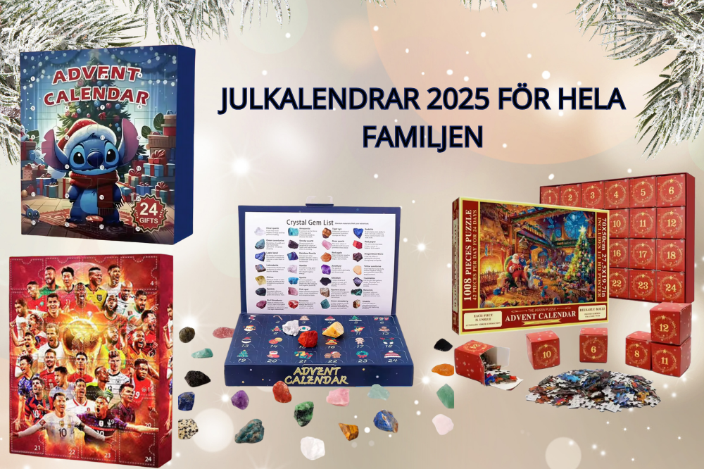 FamilieJoy Adventskalender 2025 | Vervulde verrassingen voor iedereen met Stitch, Voetbal, Puzzels & Kristallen