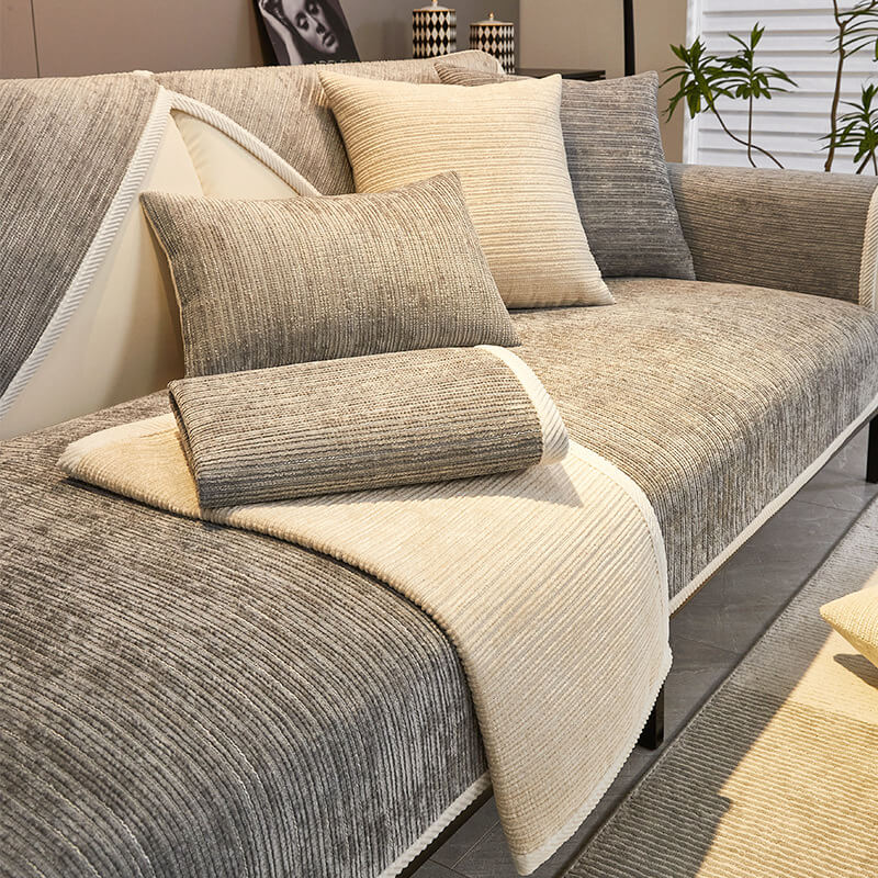 SofaShield Luxe Antikratz-Sofabeschermers – Kr scratchbestendige Chenille-bescherming voor huisdieren