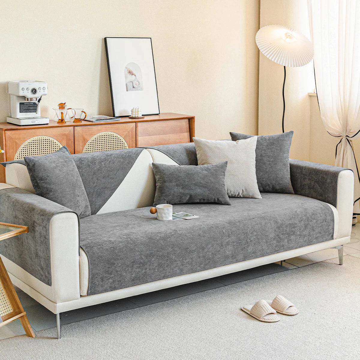 SofaShield Luxe Antikratz-Sofabeschermers – Kr scratchbestendige Chenille-bescherming voor huisdieren