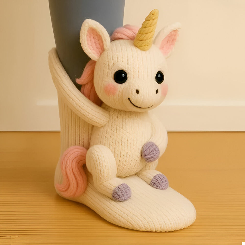 KnusStep Warme Dier-Sokken van Pluche – Antislip Huissokken met 3D-Design