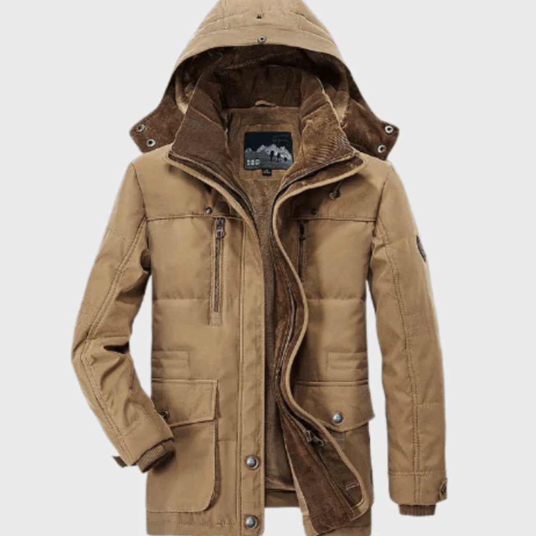 UrbanShield Heren Winterjacke – Functioneel ontwerp met meerdere zakken
