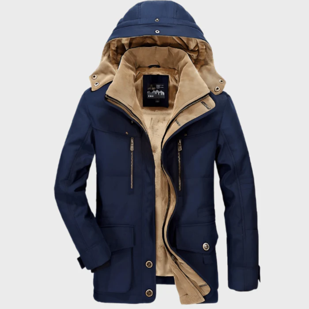 UrbanShield Heren Winterjacke – Functioneel ontwerp met meerdere zakken