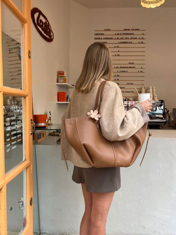 Voss - Vintage Dames Schoudertas - Ruime en Stijlvolle Leren Bag in de Aanbieding
