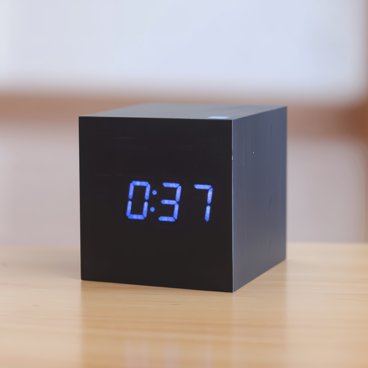 WoodTime | Elegante digitale LED Klok