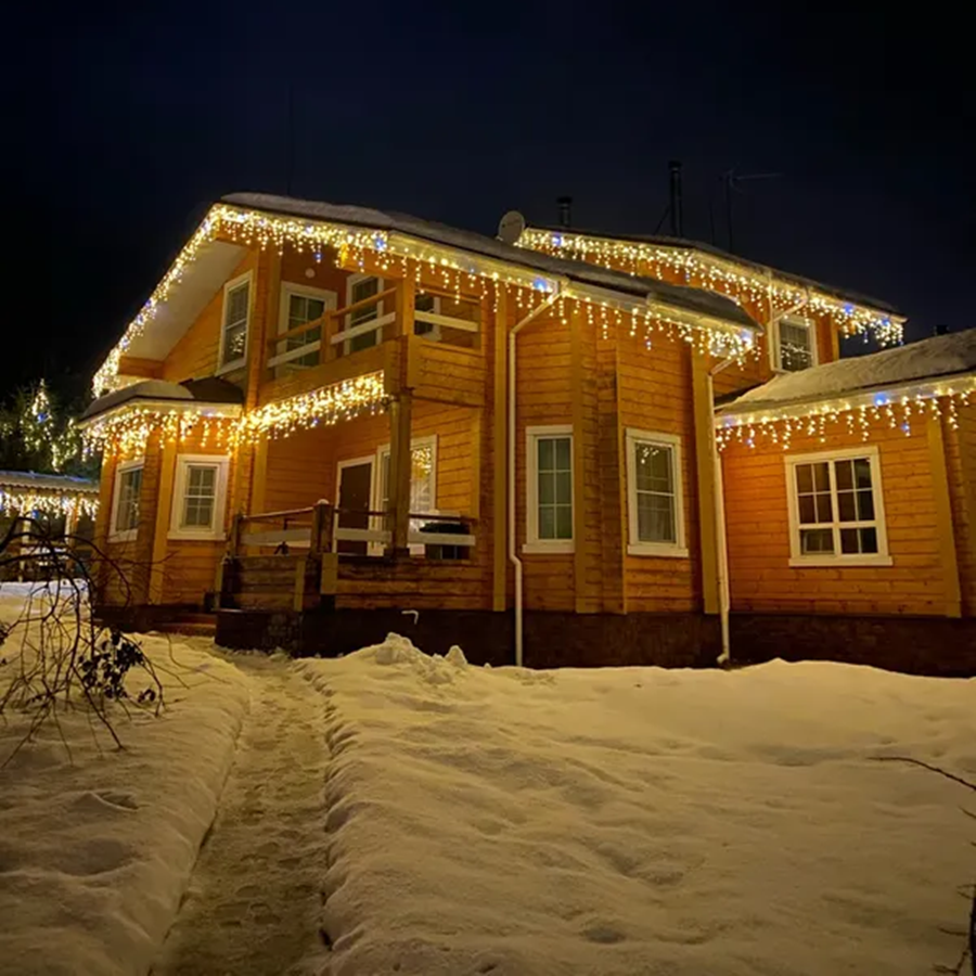 LED Kerstgordijnverlichting 4 m – Voor Binnen en Buiten