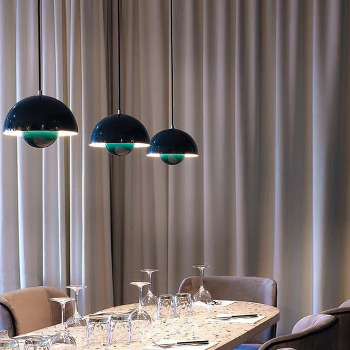 ZenithSphere Moderne Hanglamp Halve Bolvorm