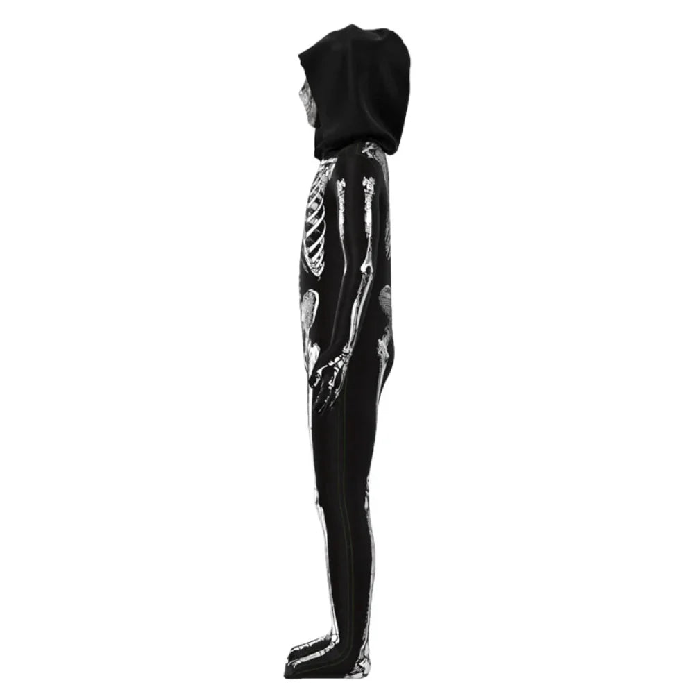 Zombie Skedel Jumpsuit Kinderen Halloween Kostuum