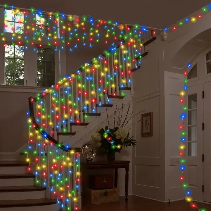 LED Kerstverlichting met IJspegels en Sterrenhemel – Lichtgordijn voor Buiten
